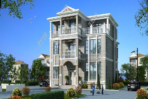3272  &copy; 住宅公园             新农村三层欧式自建房别墅设计